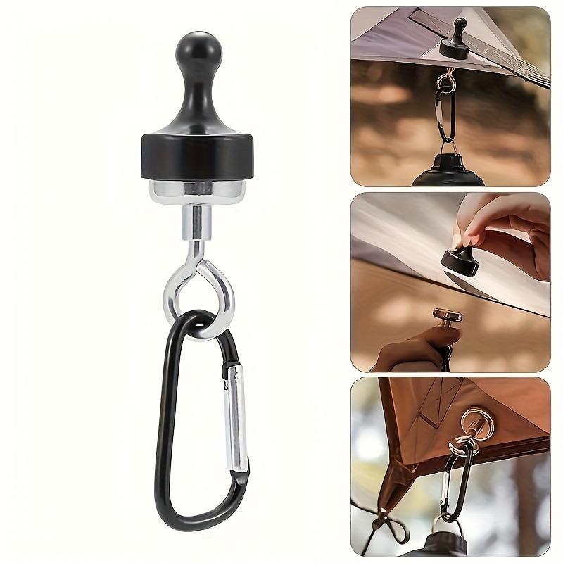 Outdoor Adventure Gear - Magnetic Camping Hooks Super Strong Iron