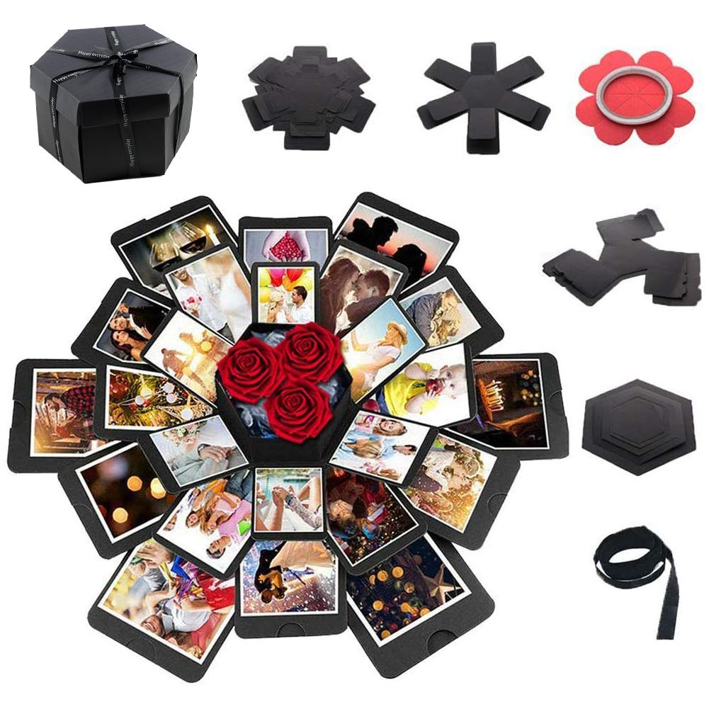 Photo Album Box DIY Scrapbook  - Outdoor Adventure Box 评论和价格