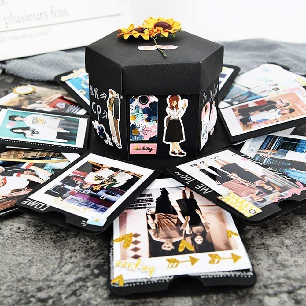Photo Album Box DIY Scrapbook  - Outdoor Adventure Box 评论和价格