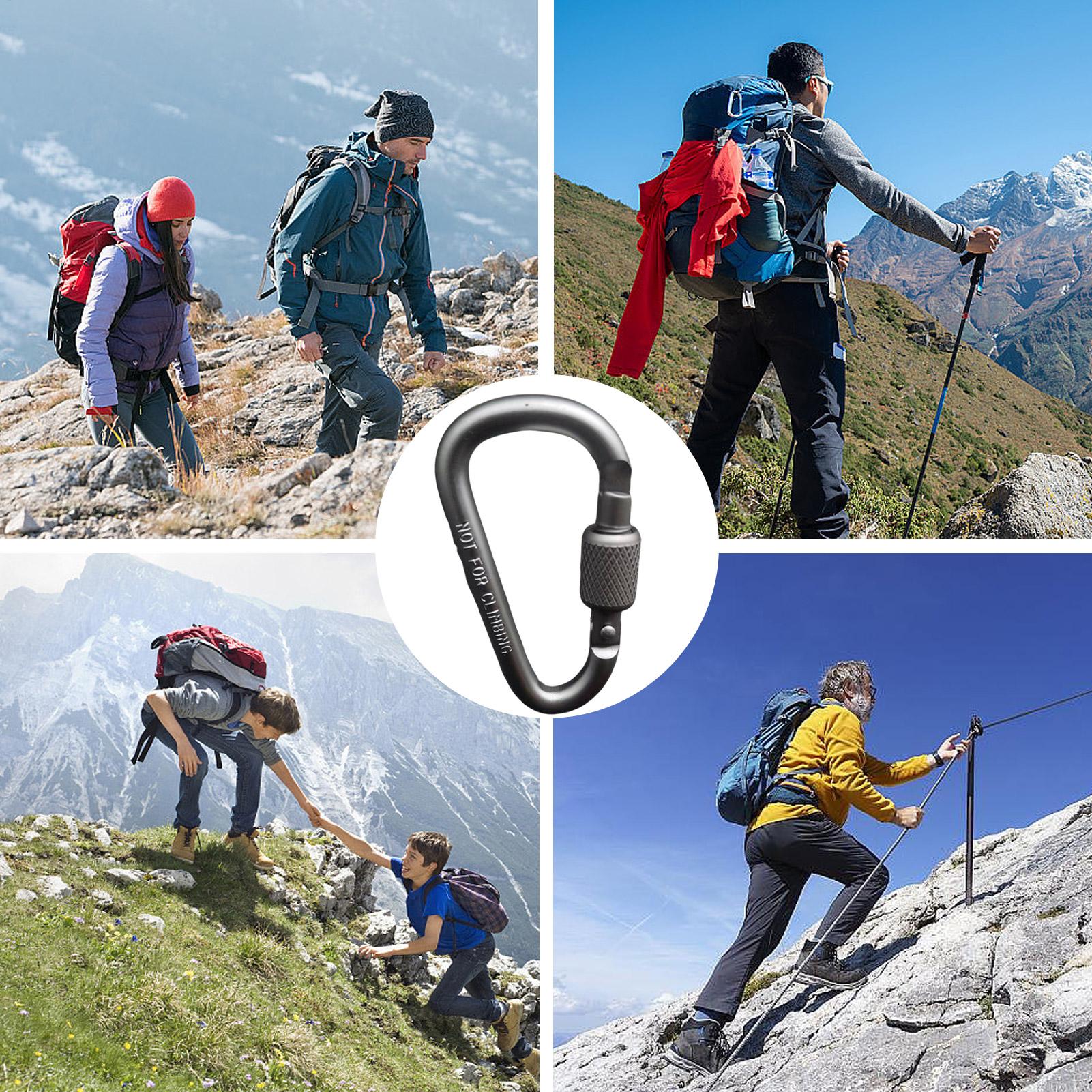 Outdoor Aluminum D Shape Locki - Carabiner Locking D 评论和价格