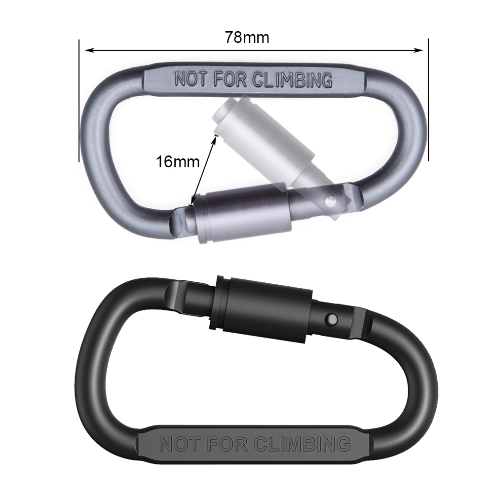 D-ring Locking Carabiner Clip  - Carabiner Locking D 评论和价格