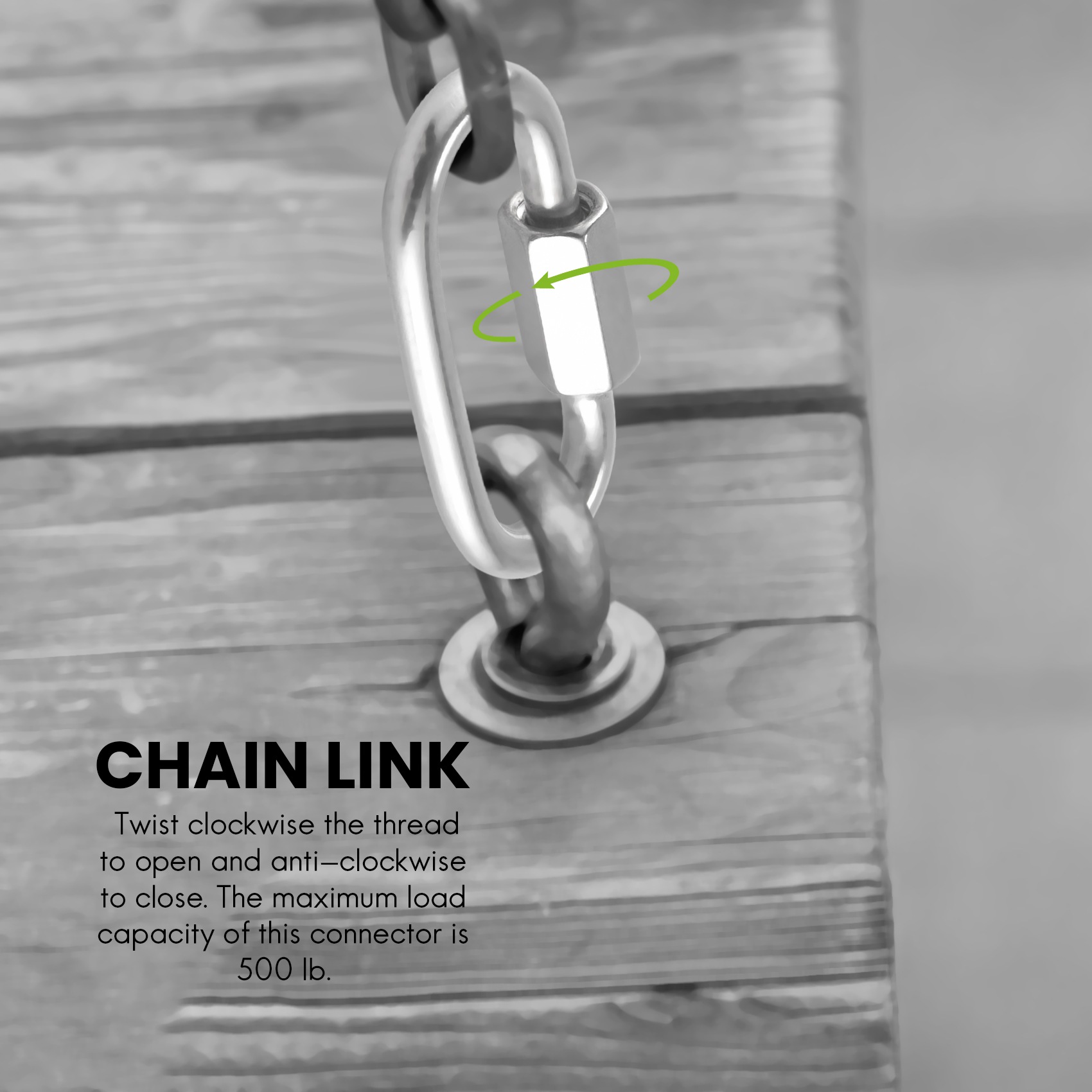 A60Z12 Pcs Quick Link 4MM Stai - Carabiner Locking D 评论和价格