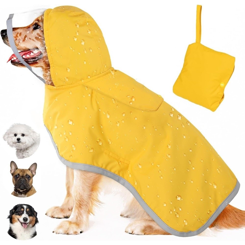 Waterproof Dog Hooded Raincoat - Outdoor Adventure Gear 评论和价格