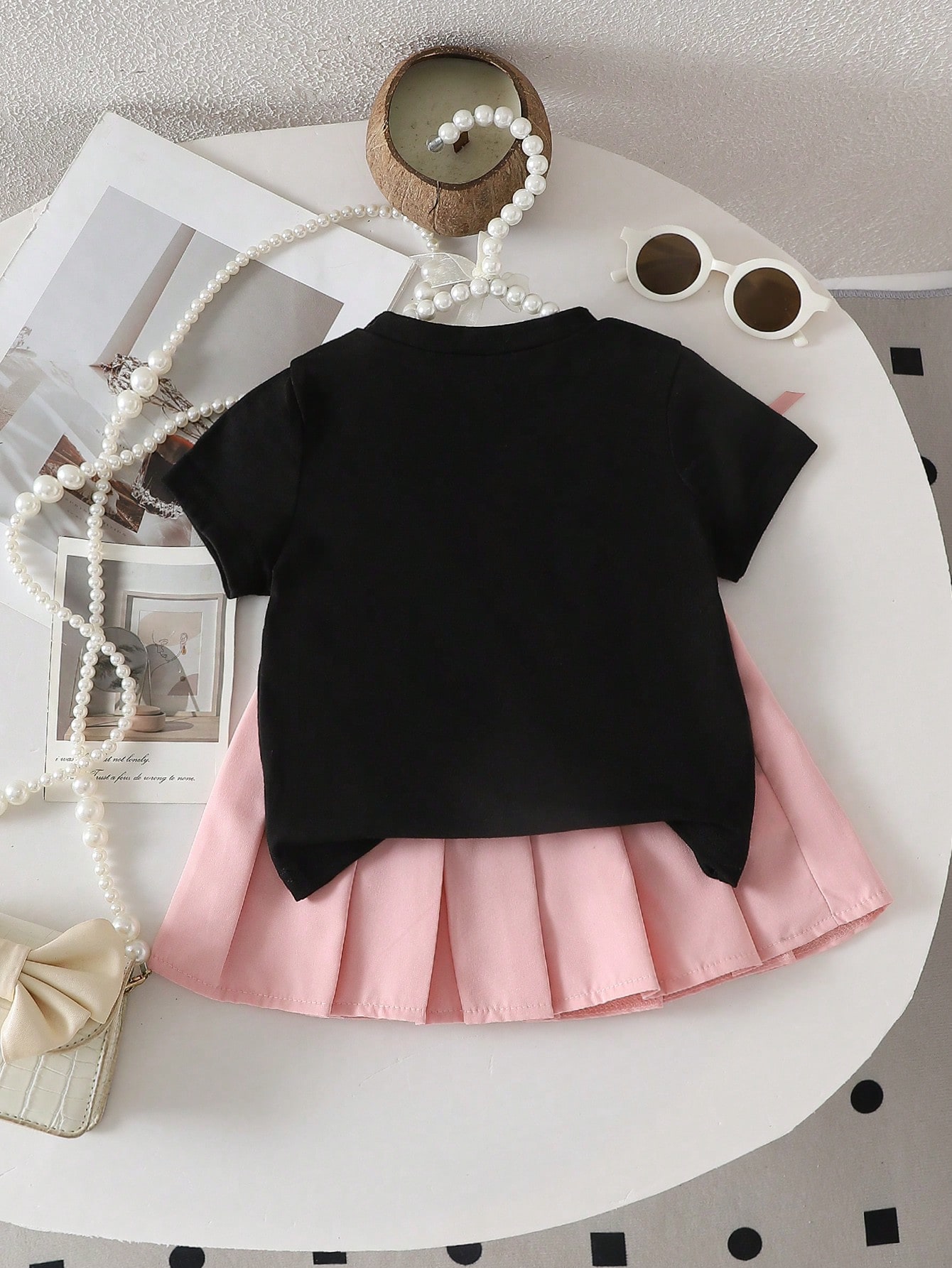 Two-piece baby girl 3D bow cas - Outdoor Adventure Wear 评论和价格
