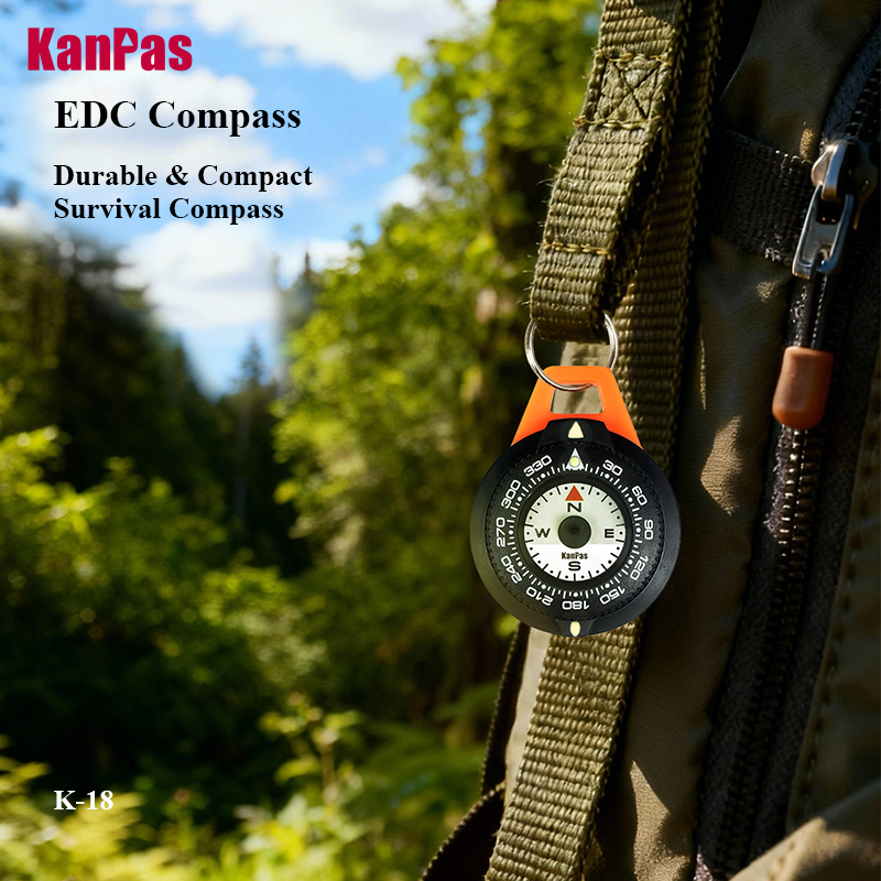 KANPAS EDC Mini Compass, Lumin - Outdoor Adventure Gear 评论和价格