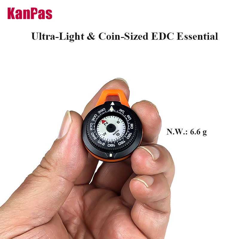 KANPAS EDC Mini Compass, Lumin - Outdoor Adventure Gear 评论和价格