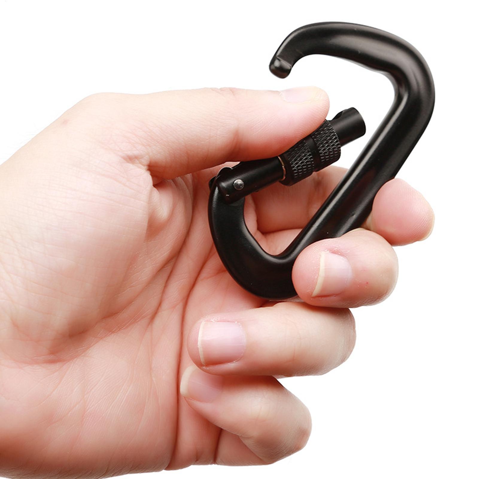 2pcs carabiner clips heavy dut - Carabiner Locking D 评论和价格