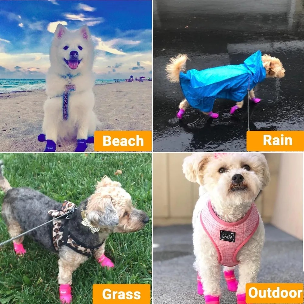 4pc Waterproof Silicone Dog Ra - Outdoor Adventure Gear 评论和价格